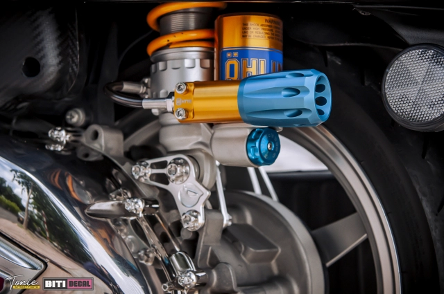 Vespa độ trợ lực cổ hầm hố nâng tầm thẩm mỹ và cải thiện hiệu năng