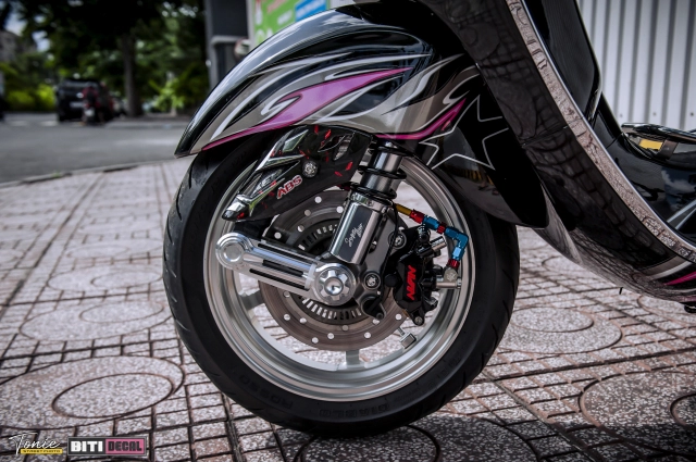Vespa độ trợ lực cổ hầm hố nâng tầm thẩm mỹ và cải thiện hiệu năng
