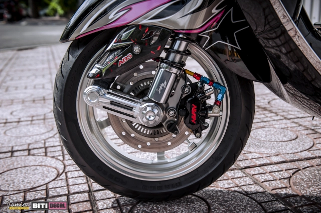 Vespa độ trợ lực cổ hầm hố nâng tầm thẩm mỹ và cải thiện hiệu năng