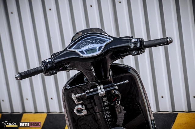 Vespa độ trợ lực cổ hầm hố nâng tầm thẩm mỹ và cải thiện hiệu năng