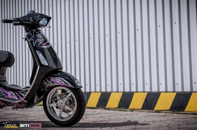 Vespa độ trợ lực cổ hầm hố nâng tầm thẩm mỹ và cải thiện hiệu năng