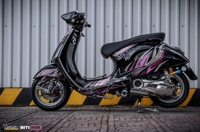 Vespa độ trợ lực cổ hầm hố nâng tầm thẩm mỹ và cải thiện hiệu năng