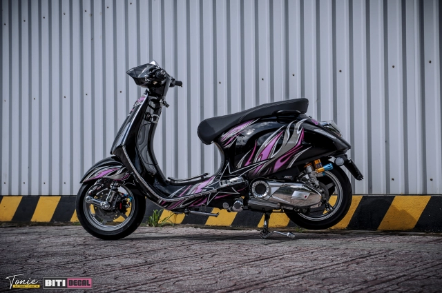 Vespa độ trợ lực cổ hầm hố nâng tầm thẩm mỹ và cải thiện hiệu năng
