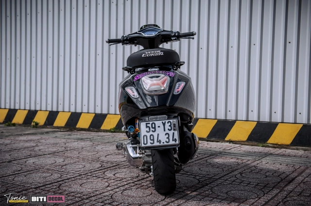 Vespa độ trợ lực cổ hầm hố nâng tầm thẩm mỹ và cải thiện hiệu năng
