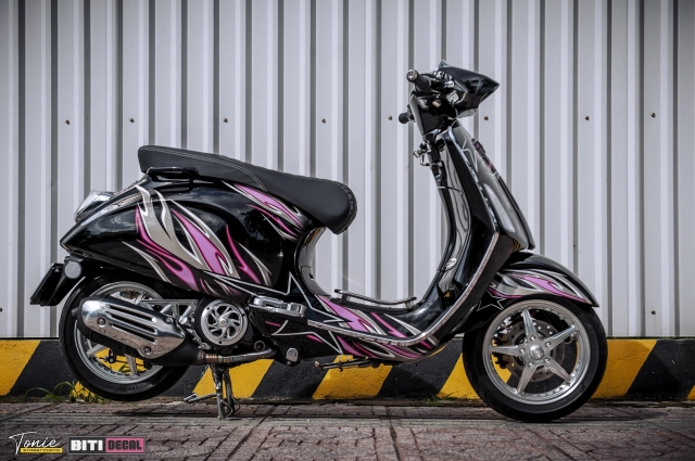 Vespa độ trợ lực cổ hầm hố nâng tầm thẩm mỹ và cải thiện hiệu năng