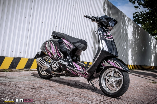Vespa độ trợ lực cổ hầm hố nâng tầm thẩm mỹ và cải thiện hiệu năng