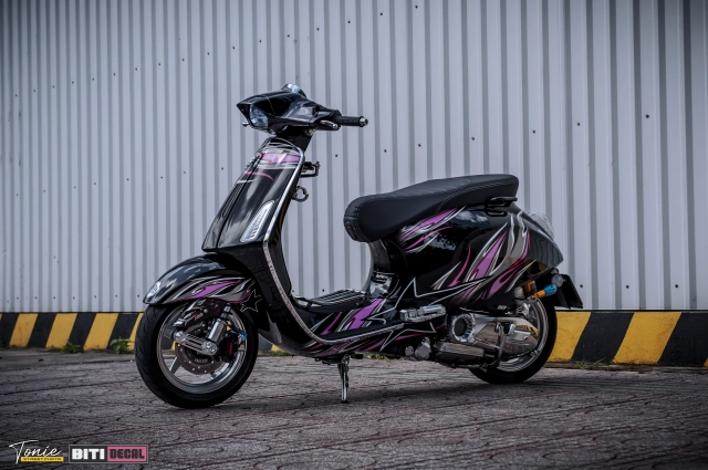 Vespa độ trợ lực cổ hầm hố nâng tầm thẩm mỹ và cải thiện hiệu năng