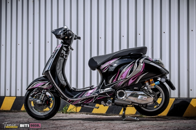 Vespa độ trợ lực cổ hầm hố nâng tầm thẩm mỹ và cải thiện hiệu năng