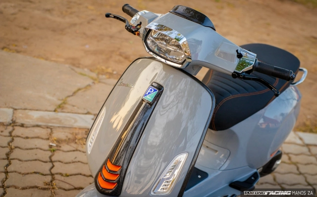 Vespa sprint cường hóa lực thắng bằng dòng heo xuất hiện trong motogp