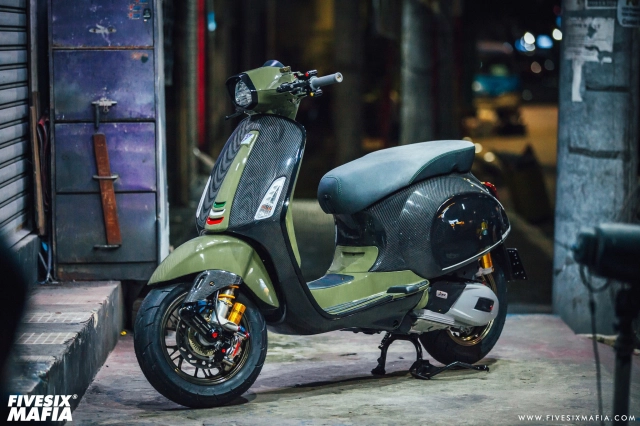 Vespa sprint lột xác khi học hỏi theo phong cách sporty của sh ý