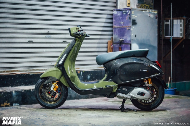 Vespa sprint lột xác khi học hỏi theo phong cách sporty của sh ý