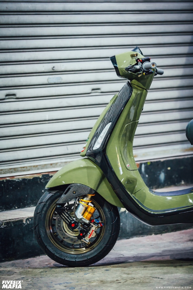Vespa sprint lột xác khi học hỏi theo phong cách sporty của sh ý