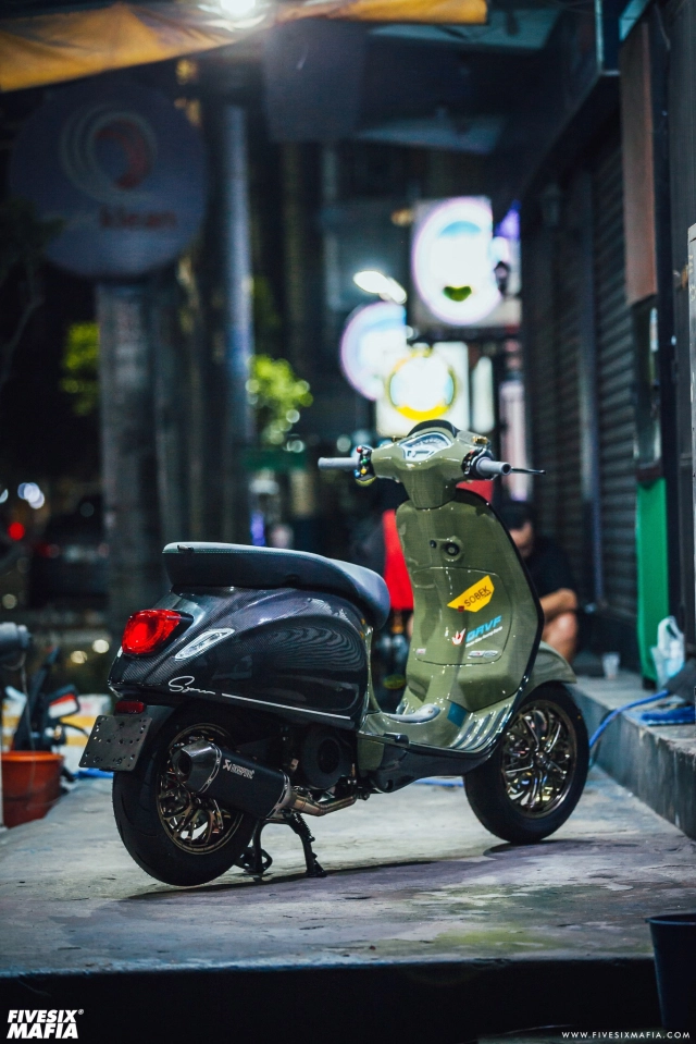 Vespa sprint lột xác khi học hỏi theo phong cách sporty của sh ý