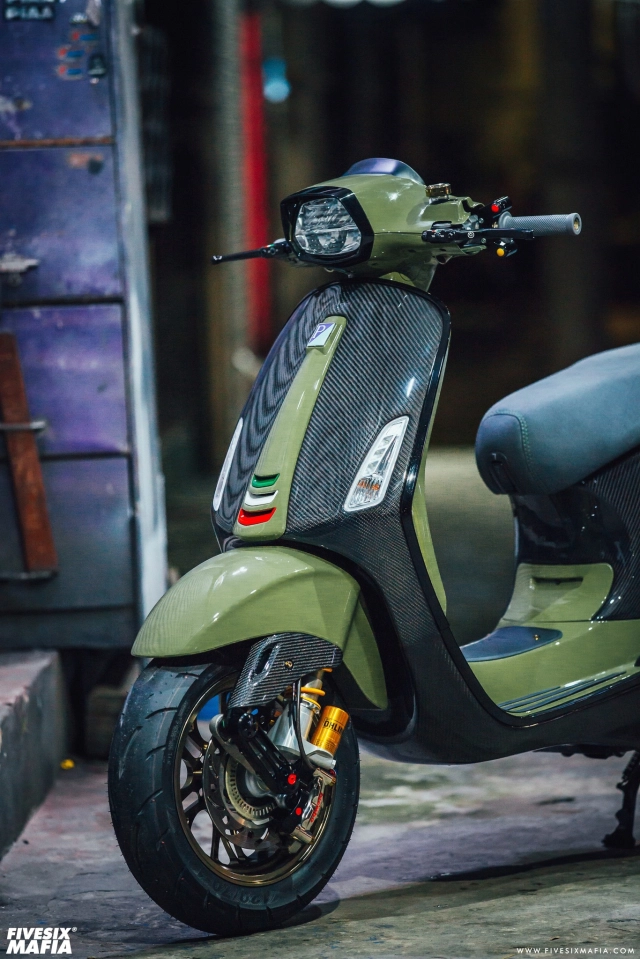 Vespa sprint lột xác khi học hỏi theo phong cách sporty của sh ý