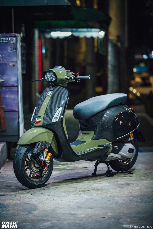Vespa sprint lột xác khi học hỏi theo phong cách sporty của sh ý
