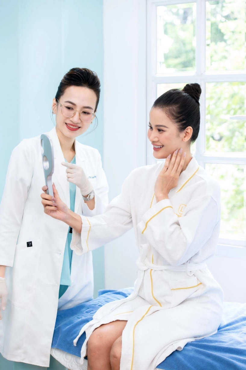 Vì sao á hậu hương ly chọn bác sĩ tô lan phương để làm đẹp