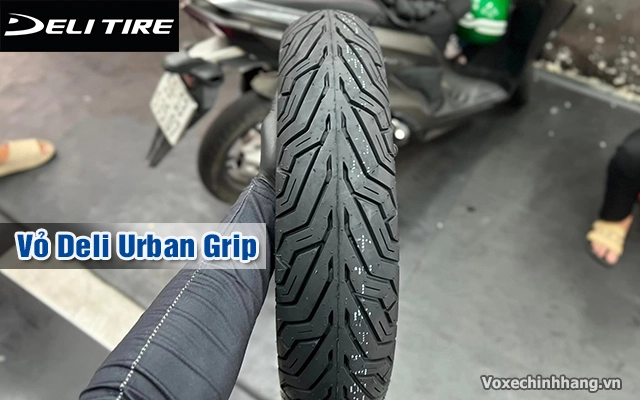 Vỏ deli urban grip chỉ từ 405k nhưng sở hữu chất lượng tuyệt vời vận hành êm ái