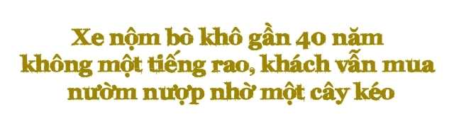 Xe nộm bò khô gần 40 năm không một tiếng rao kiếm 4 triệu mỗi ngày của giáo sư hn