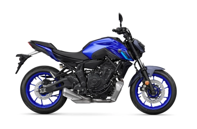 Yamaha mt-07 2025 ra mắt sẽ làm ae thích thú với 3 tùy chọn màu sắc mới