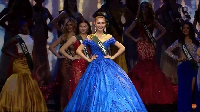 Á hậu hà thu lọt top 16 nhưng bất ngờ trượt top 8 hoa hậu trái đất 2017