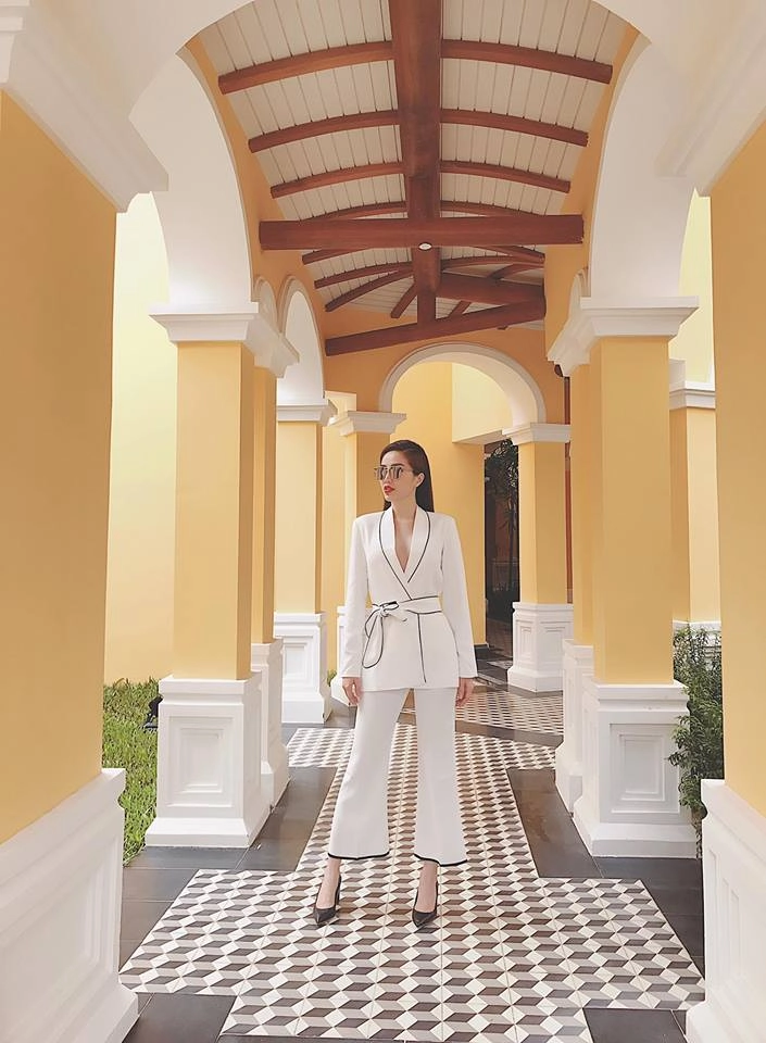 Bảo thy tuyết lan và loạt mỹ nhân quốc tế đều mê mẩn bộ suit giá rẻ này