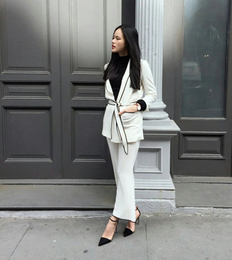 Bảo thy tuyết lan và loạt mỹ nhân quốc tế đều mê mẩn bộ suit giá rẻ này