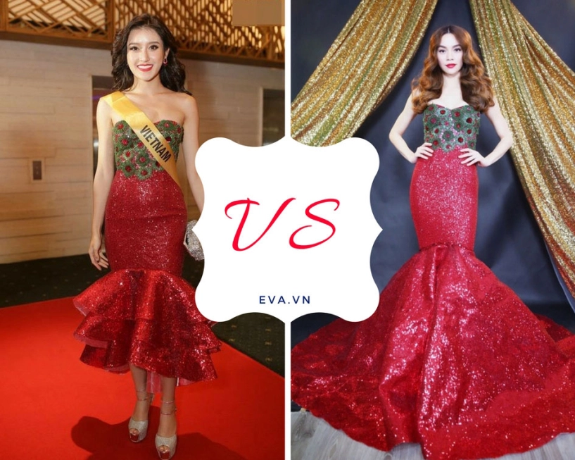 Bình thường dát đầy hàng hiệu sao đi thi huyền my lại cứ thích diện váy của người khác