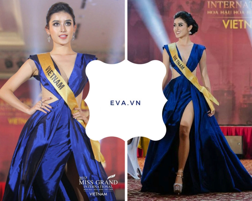 Bình thường dát đầy hàng hiệu sao đi thi huyền my lại cứ thích diện váy của người khác