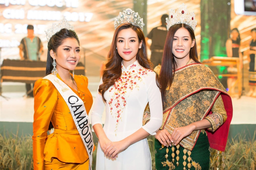 Fan thích thú bàn luận xôn xao khi đỗ mỹ linh đọ sắc với các hoa hậu láng giềng