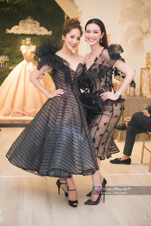 Hồ ngọc hà diện váy xẻ quyến rũ bên cạnh kim lý tại sự kiện