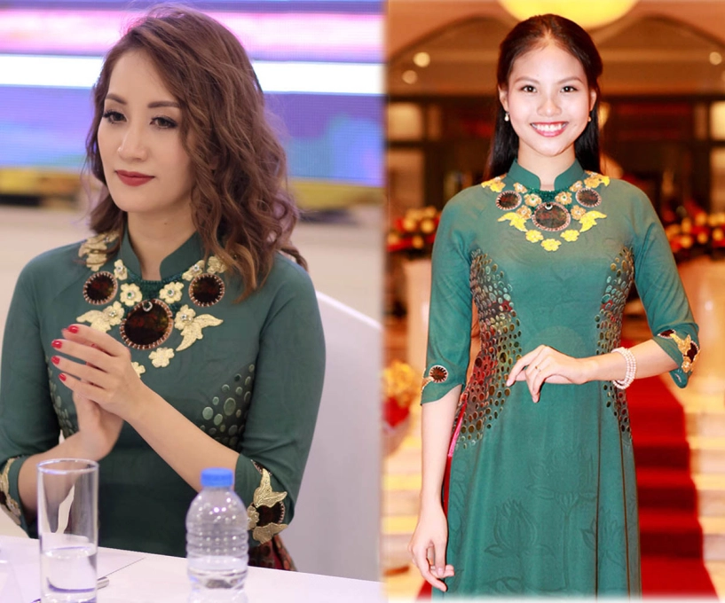 Khánh thi mặc lại áo dài của bà xã chí anh vô tư khoe quà 400 triệu tình cũ tặng