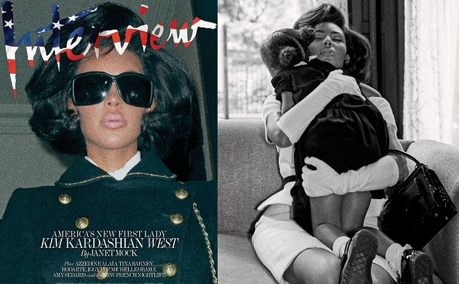 Kim kardashian nhận núi gạch đá vì hóa thân thành phu nhân tổng thống kennedy