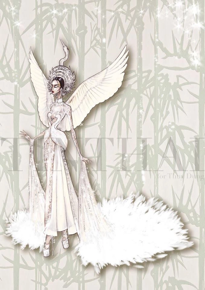 Lộ diện trang phục dân tộc của á hậu thuỳ dung tại hoa hậu quốc tế 2017