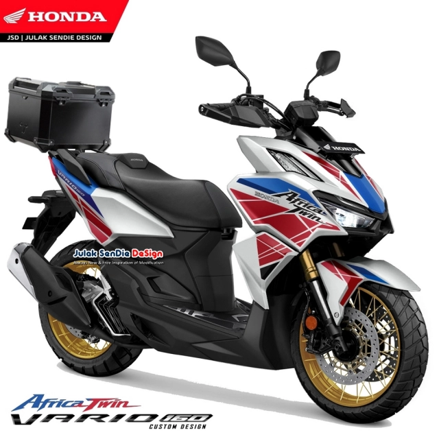 Ngỡ ngàng trước honda vario 160 street adventure dễ trở thành ý tưởng độ xe cho nhiều ae