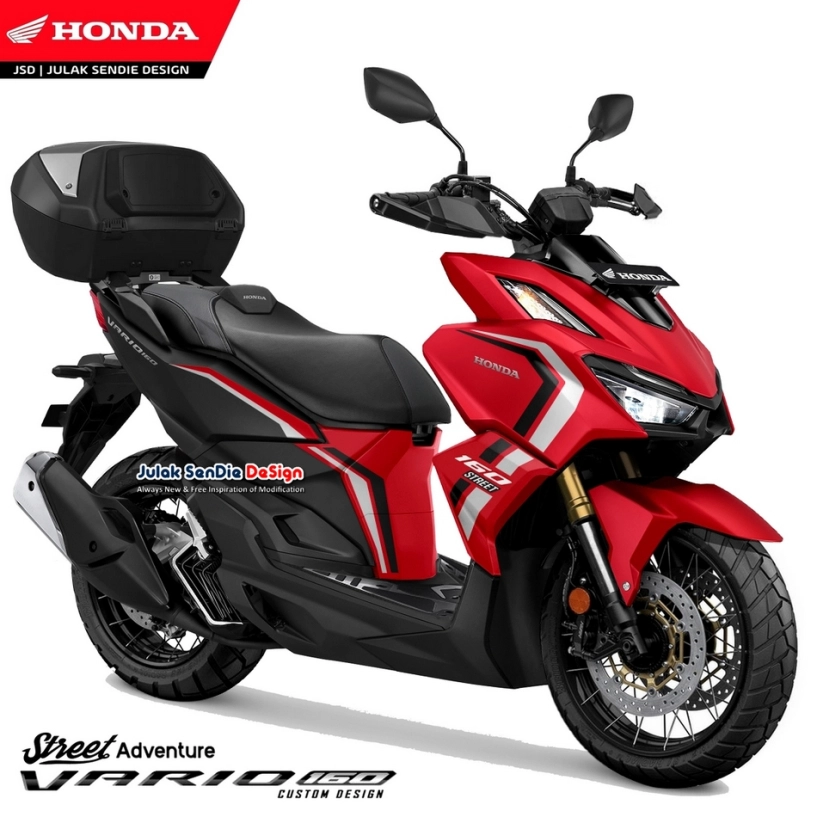 Ngỡ ngàng trước honda vario 160 street adventure dễ trở thành ý tưởng độ xe cho nhiều ae