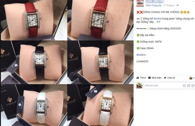 Phụ kiện của bảo thanh sống chung với mẹ chồng gây sốt tại các shop thời trang