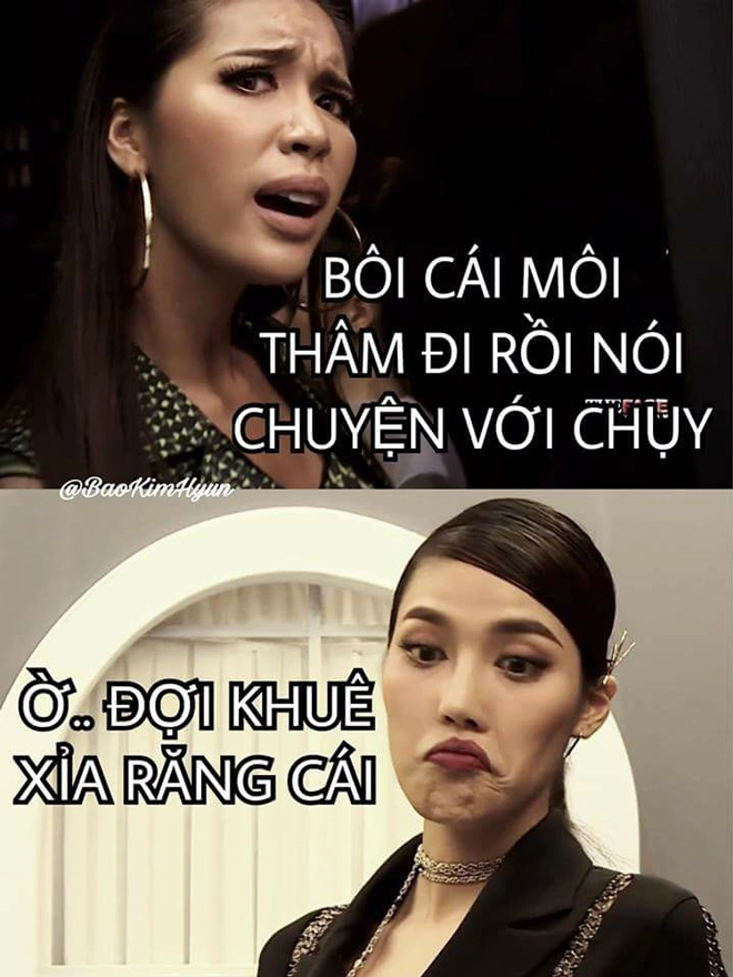 The face việt nam chết cười khi fan cả nước thi nhau chùi môi thâm cho hlv lan khuê