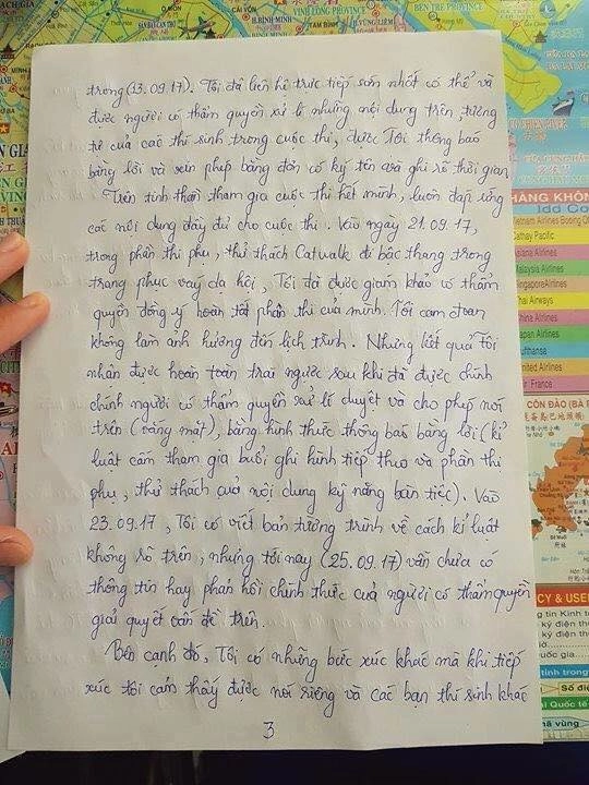 Tiết lộ lá đơn viết tay của mai ngô tố btc hoa hậu hoàn vũ gây ảnh hưởng tâm lý